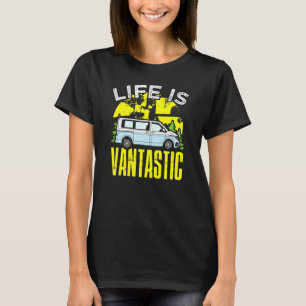 Camiseta Autohome Rv Camping Life É Vantastic Camper Van