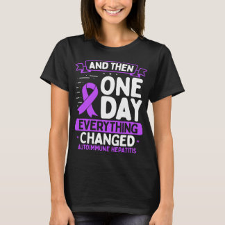 Camiseta Autoimmune Hepatitis Awareness Warrior Ribbon