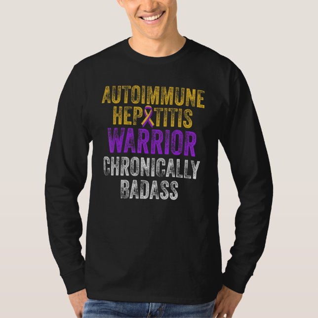 Camiseta Autoimune Hepatite Sobrevivente 2 (Frente)