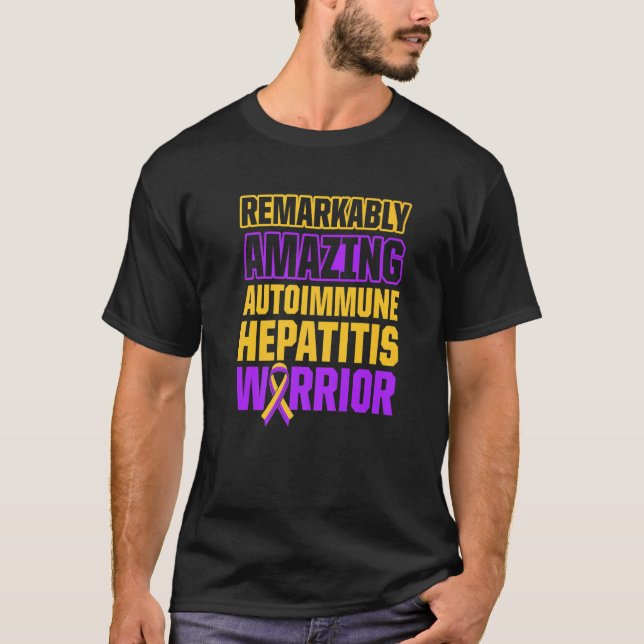Camiseta Autoimunose Hepatite Sobrevivente 16 (Frente)