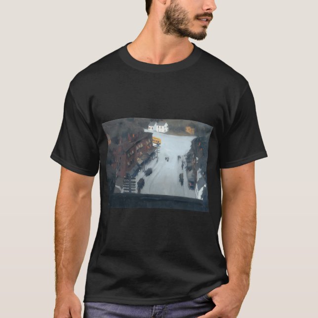 Camiseta Automat 1927 Edward Hopper (Frente)
