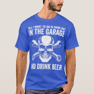Camiseta Automático Mecânico Funny Garage Fixar Automóveis 