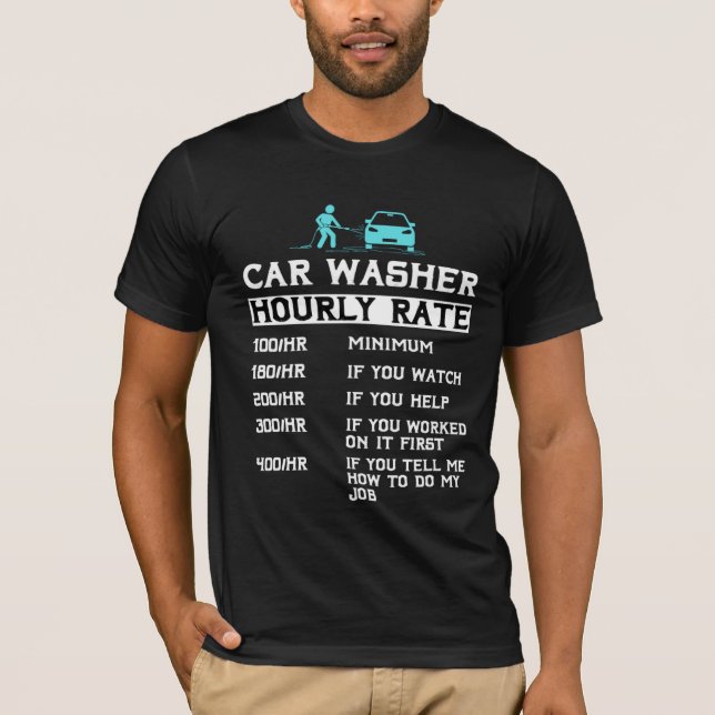 Camiseta automobilística de limpeza mecânica automotiva  (Frente)
