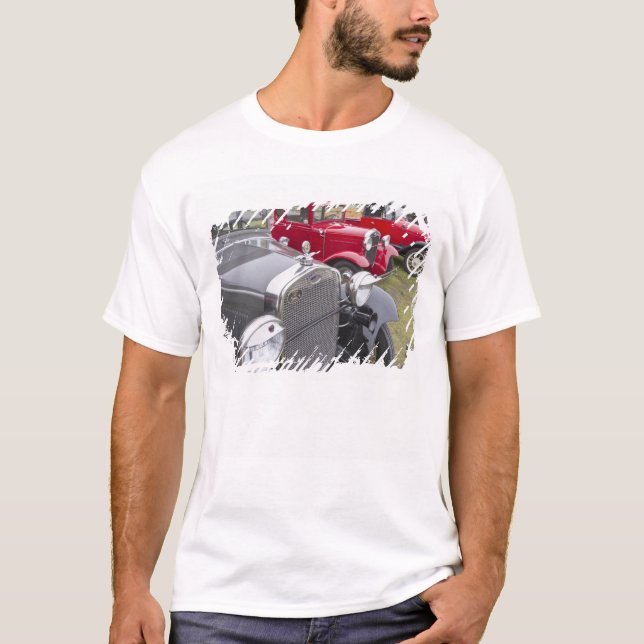 Camiseta Automóveis Ford antigos (Frente)