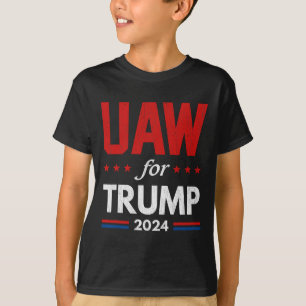Camiseta Automóveis Para Trump 2024 American Flag Trump El