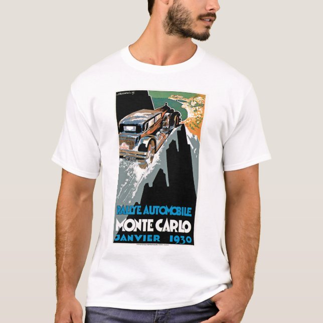Camiseta Automóvel de Monte - Carlo 1930 de Rallye (Frente)