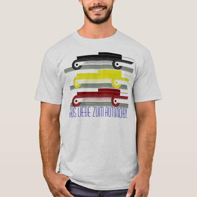 CAMISETA AUTOMÓVEL DO BAUHAUS (Frente)