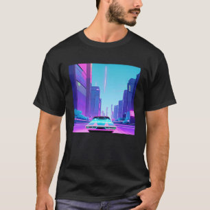 Camiseta Automóvel sintético ultrun retrowave futuresynics 