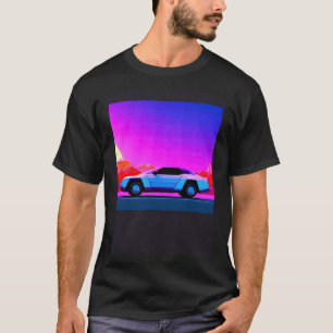 Camiseta Automóvel sintético ultrun retrowave futuresynics