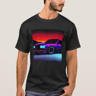 Camiseta Automóvel sintético ultrun retrowave futuresynics