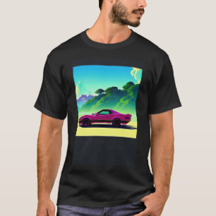Camiseta Automóvel sintético ultrun retrowave futuresynics 
