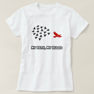 Camiseta Autonomia & Controle: Minhas Regras, Minha Jornada