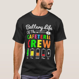 Camiseta Autonomia da bateria da cantina da tripulação da c
