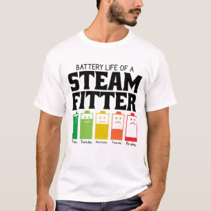 Camiseta Autonomia Da Bateria De Um Afiador De Vapor
