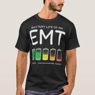 Camiseta Autonomia da bateria de um amigo paramédico da EMT