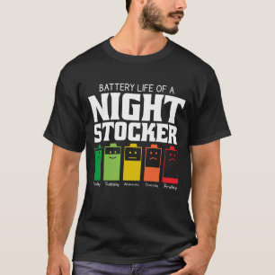 Camiseta Autonomia Da Bateria De Um Armazém Noturno