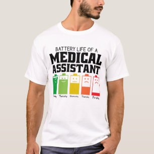 Camiseta Autonomia Da Bateria De Um Assistente Médico