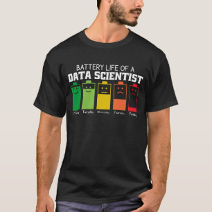 Camiseta Autonomia Da Bateria De Um Cientista De Dados