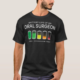 Camiseta Autonomia da bateria de um cirurgião oral Amigos d