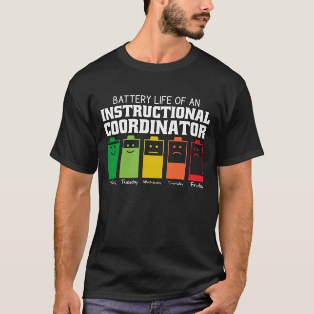 Camiseta Autonomia Da Bateria De Um Coordenador Instruciona (Frente)