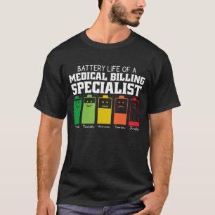 Camiseta Autonomia Da Bateria De Um Especialista Em Faturaç