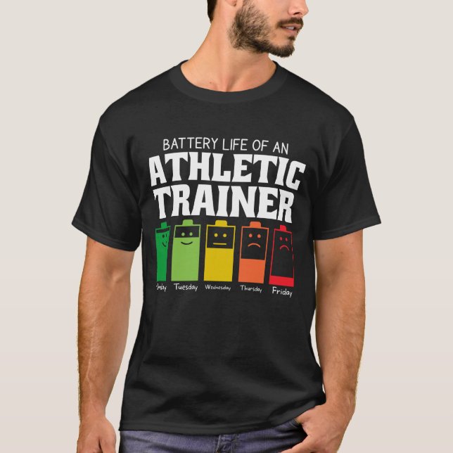 Camiseta Autonomia Da Bateria De Um Formador Atlítico (Frente)