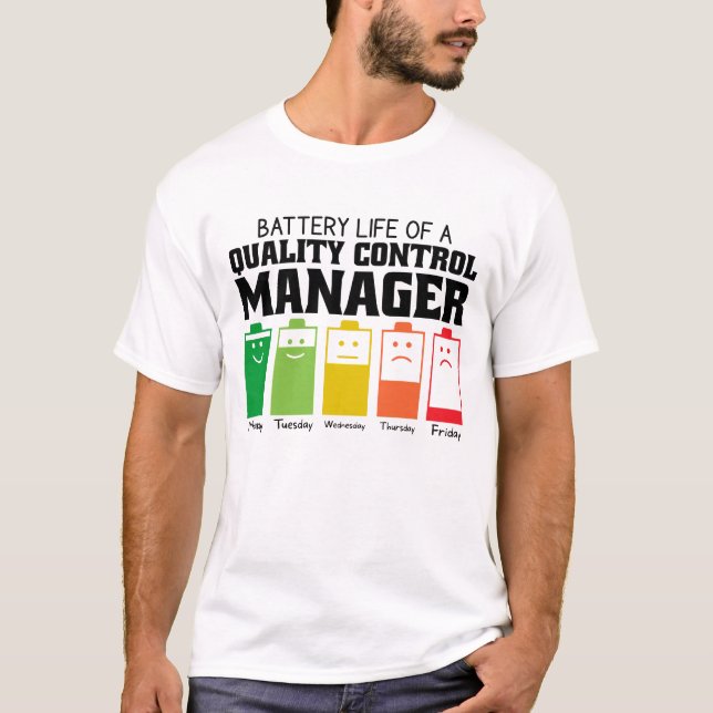 Camiseta Autonomia Da Bateria De Um Gerenciador De Controle (Frente)