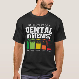 Camiseta Autonomia Da Bateria De Um Higienista Dental