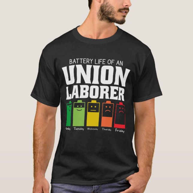 Camiseta Autonomia Da Bateria De Um Laboratório Da União (Frente)