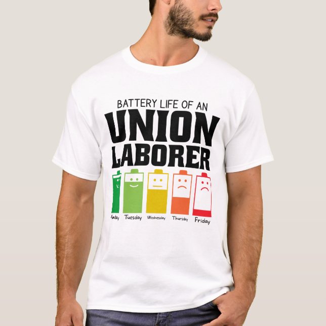 Camiseta Autonomia Da Bateria De Um Laboratório Da União (Frente)