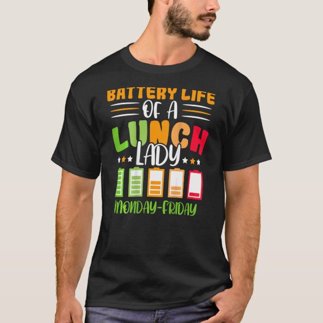 Camiseta Autonomia Da Bateria De Um Lunc Trabalhador De Caf (Frente)