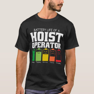 Camiseta Autonomia Da Bateria De Um Operador De Gato