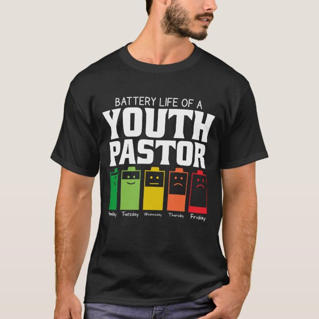 Camiseta Autonomia Da Bateria De Um Pastor Juvenil (Frente)