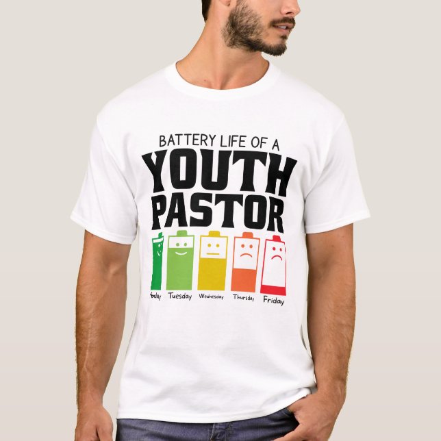 Camiseta Autonomia Da Bateria De Um Pastor Juvenil (Frente)