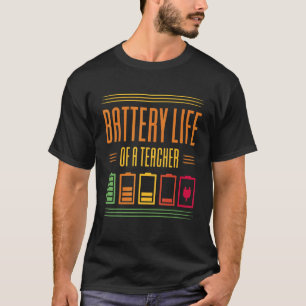 Camiseta Autonomia Da Bateria De Um Professor