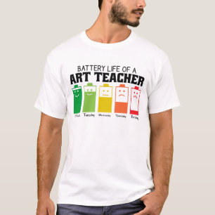 Camiseta Autonomia Da Bateria De Um Professor De Arte