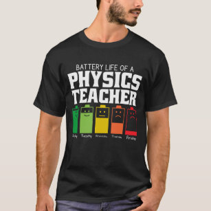 Camiseta Autonomia Da Bateria De Um Professor De Física