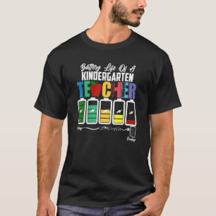 Camiseta Autonomia Da Bateria De Um Professor De Jardim De