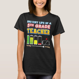 Camiseta Autonomia Da Bateria De Um Professor De Nível 5