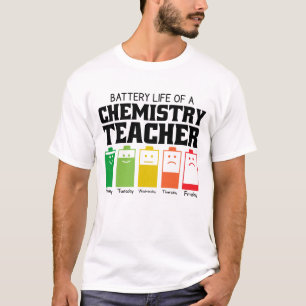 Camiseta Autonomia Da Bateria De Um Professor De Química