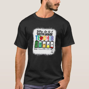 Camiseta Autonomia Da Bateria De Um Professor Do Sexto Grau
