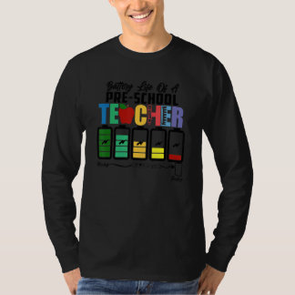 Camiseta Autonomia Da Bateria De Um Professor Pré-Escolar K