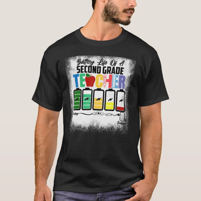 Camiseta Autonomia Da Bateria De Um Segundo Professor De Ní (Frente)