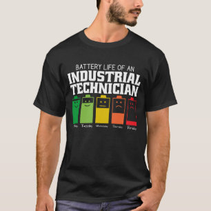 Camiseta Autonomia Da Bateria De Um Técnico Industrial