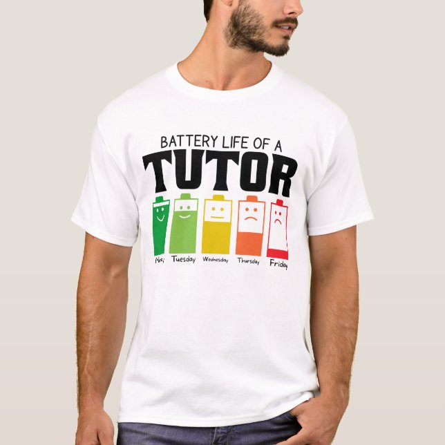 Camiseta Autonomia Da Bateria De Um Tutor (Frente)