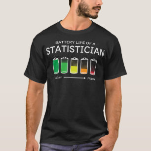 Camiseta Autonomia da Bateria de uma Análise de Dados de Am