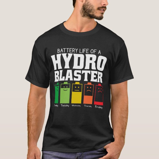 Camiseta Autonomia Da Bateria De Uma Bateria De Hidrocarbon (Frente)