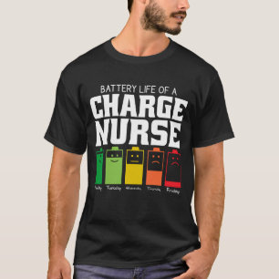 Camiseta Autonomia Da Bateria De Uma Enfermeira De Carga