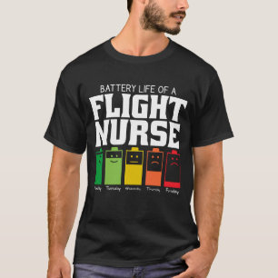 Camiseta Autonomia Da Bateria De Uma Enfermeira De Voo