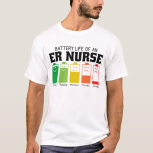 Camiseta Autonomia Da Bateria De Uma Enfermeira ER